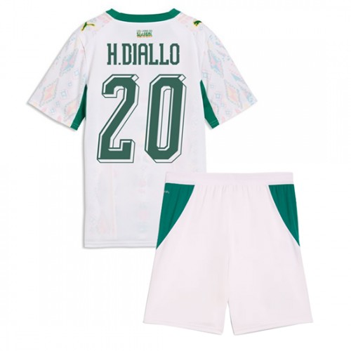 Senegal Habib Diallo #20 Hemmaställ Barn VM 2026 Kortärmad (+ Korta byxor)